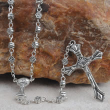 Metal beads rosary